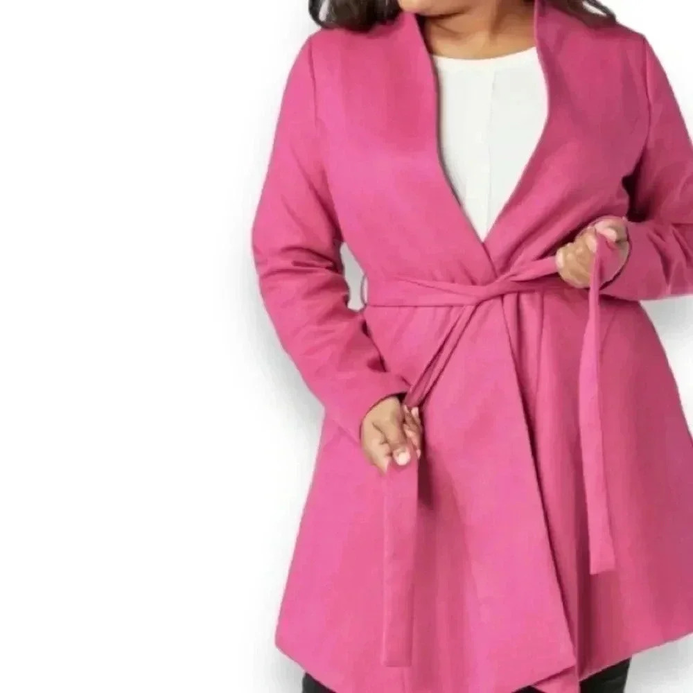 JF Asymmetrical Tie Coat - Picture 3 of 12